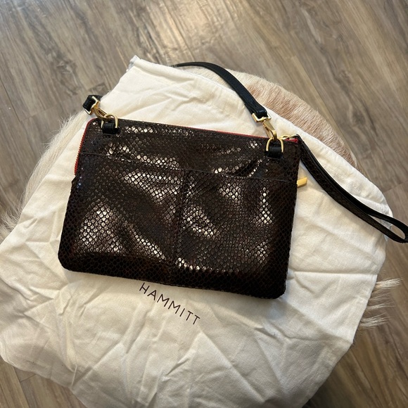 Hammitt Brown Crossbody Bag with Gold Accents - Picture 3 of 6